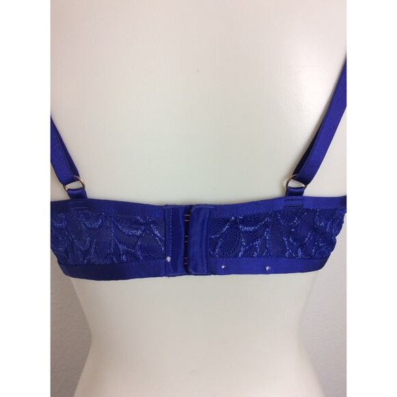 Fenty X Savage Lingerie Bra Floral Lace Metallic Underwire - Picture 8 of 10